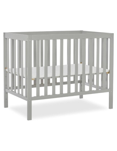 Cuna Mini Convertible 4-en-1 Dream On Me Edgewood Gris