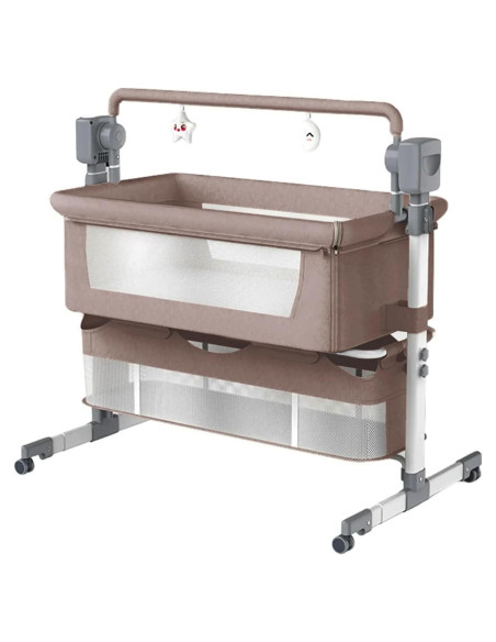 Cuna Eléctrica Reenborn para Bebés Co-Dormir 106cm Caqui Cuna Eléctrica Reenborn para Bebés Co-Dormir 106cm Caqui
