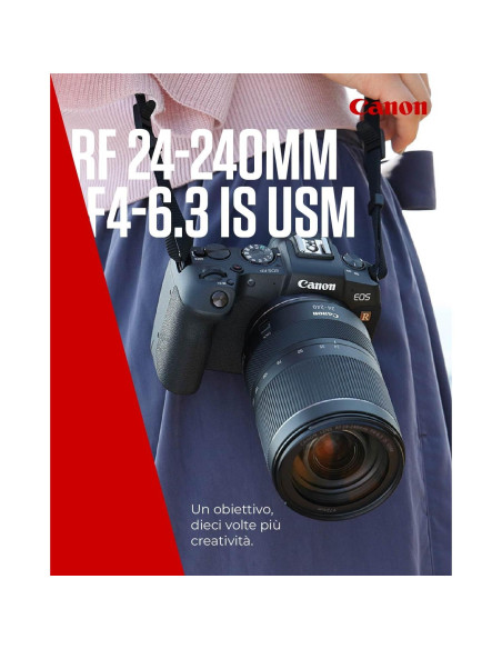 Lente Canon RF 24-240mm F4-6.3 IS USM para cámaras EOS R Lente Canon RF 24-240mm F4-6.3 IS USM para cámaras EOS R