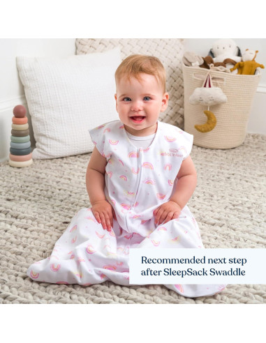 Saco de Dormir HALO Sleepsack 100% Algodón Grande Arcoíris