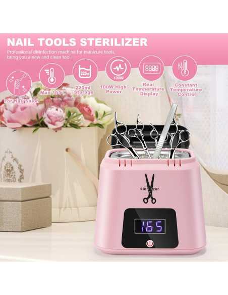 Esterilizador de Herramientas de Uñas Soiiw 165C 100W Esterilizador de Herramientas de Uñas Soiiw 165C 100W