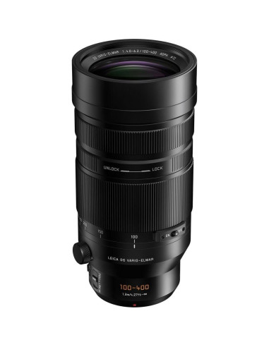 Lente Panasonic Leica DG Vario-Elmar 100-400mm f/4-6.3 II O.I.S. con Accesorios