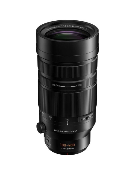Lente Panasonic Leica DG Vario-Elmar 100-400mm f/4-6.3 II O.I.S. con Accesorios Lente Panasonic Leica DG Vario-Elmar 100-400mm f/4-6.3 II O.I.S. con Accesorios
