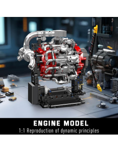 Mould King 10211 Kit de Construcción Motor Radial 1147 Piezas 2