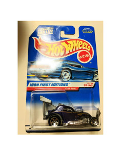 Auto de Colección Hot Wheels Fiat 500C Metalflake Morado 1:64