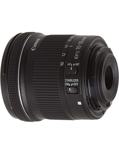 Lente Canon EF-S 10-18mm f/4.5-5.6 IS STM Ultra Ancho