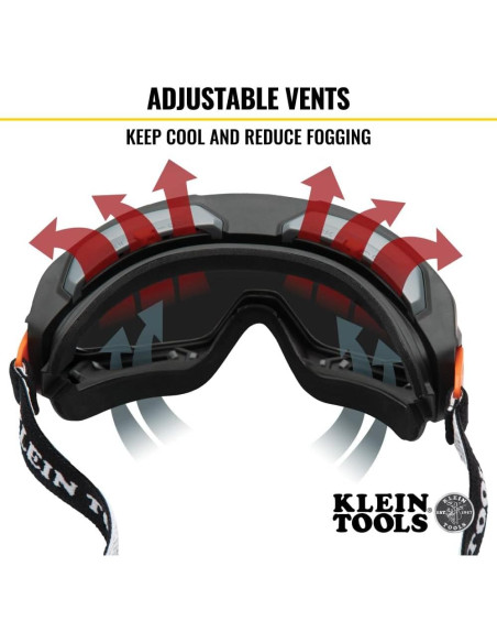 Gafas de Seguridad Klein Tools 60480, Lente Gris Antivaho UV Gafas de Seguridad Klein Tools 60480, Lente Gris Antivaho UV