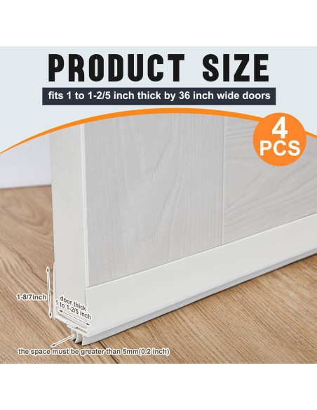 Barrido Inferior Ajustable Pickmesh 91.44 cm para Puerta Barrido Inferior Ajustable Pickmesh 91.44 cm para Puerta