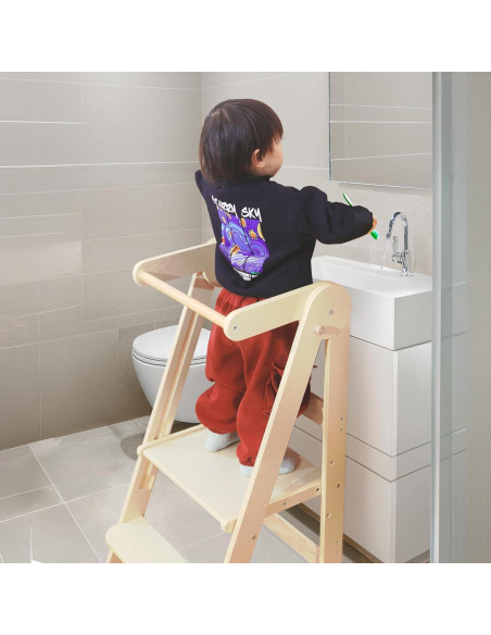 Torre Plegable Montessori TDKDHoming para Niños 1.5-6 Años Torre Plegable Montessori TDKDHoming para Niños 1.5-6 Años