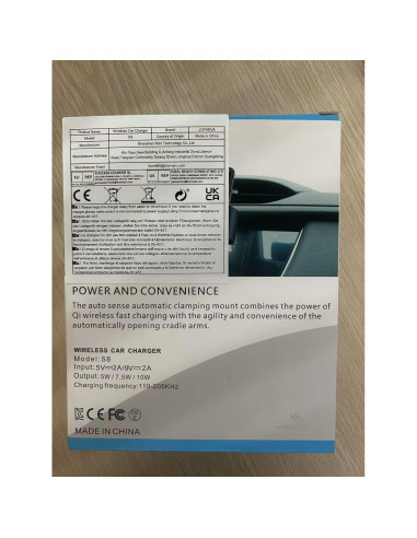 Cargador Inalámbrico Rápido JOYVEVA para Auto - Soporte Galaxy Z Fold