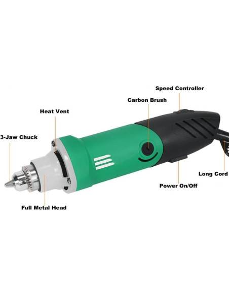 Herramienta de Carving Rotativa Eléctrica Mefape 480W 30000RPM Herramienta de Carving Rotativa Eléctrica Mefape 480W 30000RPM