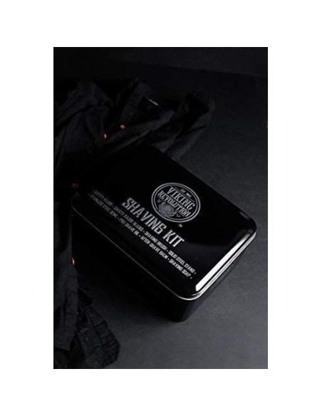 Kit de Afeitado de Seguridad Viking Revolution - Incluye Afeitadora, Soporte, Brocha y Balsamo Kit de Afeitado de Seguridad Viking Revolution - Incluye Afeitadora, Soporte, Brocha y Balsamo