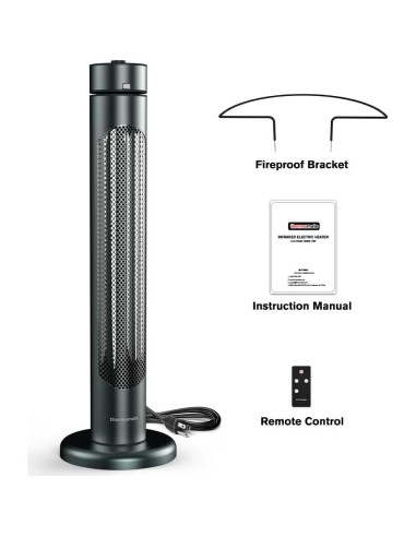 Calentador de Patio Eléctrico ThermoMate EIHF1500V 1500W Infrarrojo