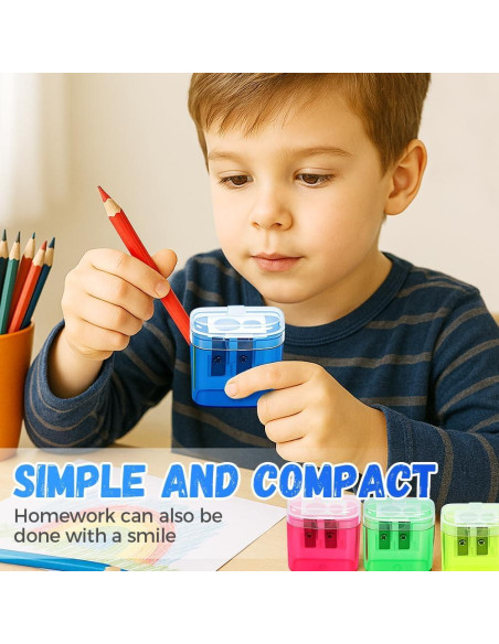 Sacapuntas manual Wegodal doble orificio colores brillantes Sacapuntas manual Wegodal doble orificio colores brillantes