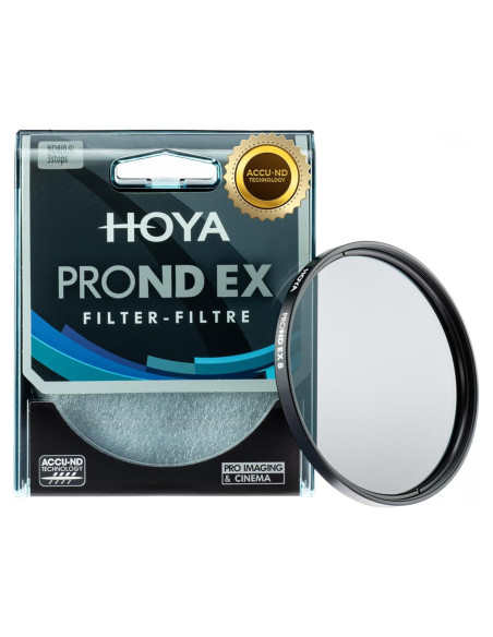 Filtro ND Hoya PRO ND-EX 82mm ND8 - Control de exposición preciso Filtro ND Hoya PRO ND-EX 82mm ND8 - Control de exposición preciso