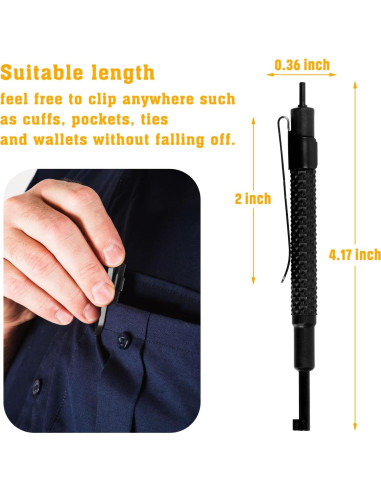 Llave de Esposas Universal JOTOVO de Bolsillo - Paquete de 2