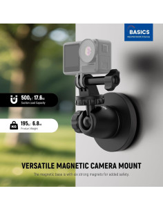 Soporte Magnético para Cámara de Acción NEEWER GP-101 360 2
