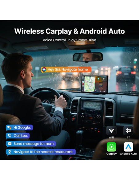 Pantalla Inalámbrica Carplay WonVon 9" HD con Cámara 4K Pantalla Inalámbrica Carplay WonVon 9" HD con Cámara 4K