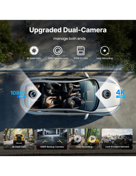 Pantalla Inalámbrica Carplay WonVon 9" HD con Cámara 4K Pantalla Inalámbrica Carplay WonVon 9" HD con Cámara 4K