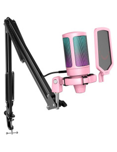 Kit de Grabación FIFINE: Micrófono Condensador y Auriculares H8 2