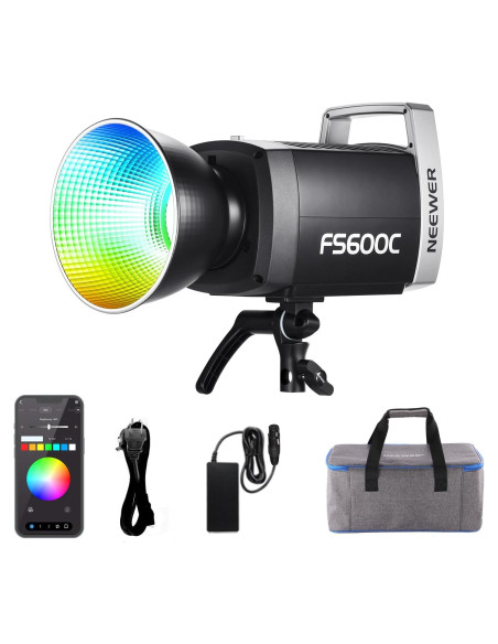 Luz de Video LED RGB NEEWER FS600C 600W 2500-7500K Control DMX Luz de Video LED RGB NEEWER FS600C 600W 2500-7500K Control DMX