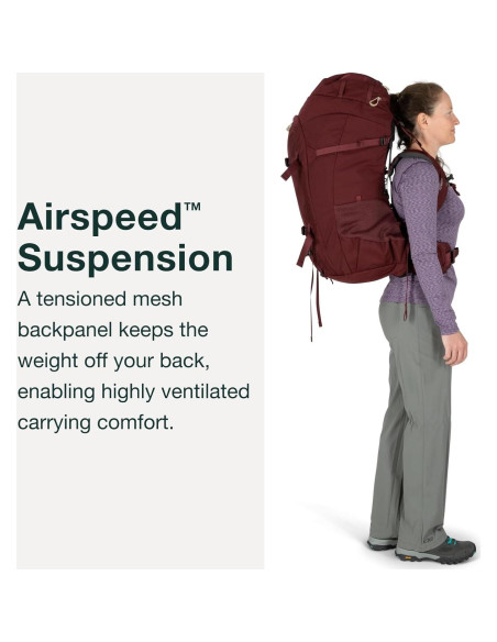 Mochila de Viaje Osprey Fairview Trek 70L para Mujeres - Azul Mochila de Viaje Osprey Fairview Trek 70L para Mujeres - Azul