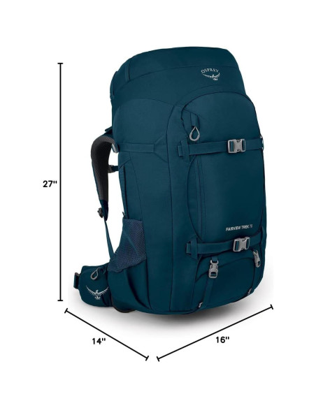Mochila de Viaje Osprey Fairview Trek 70L para Mujeres - Azul Mochila de Viaje Osprey Fairview Trek 70L para Mujeres - Azul