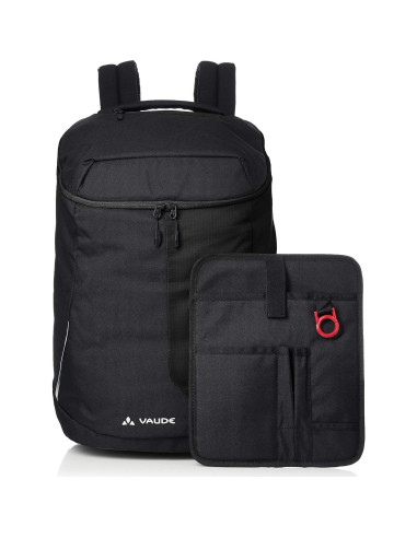 Mochila VAUDE para hombres negra 50x29x18 cm con cubierta