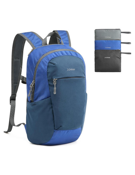 Mochila de Senderismo Plegable G4Free 20L Ligera Azul Mochila de Senderismo Plegable G4Free 20L Ligera Azul