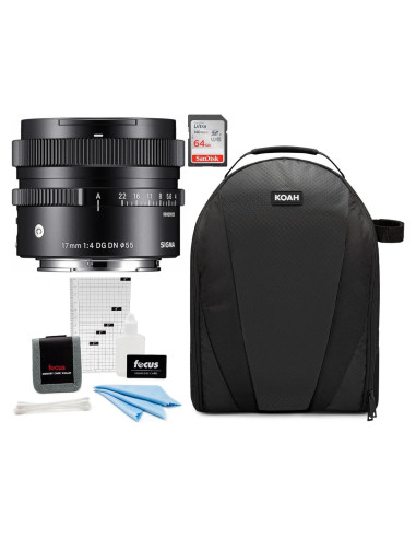Lente Ultra Gran Angular Sigma 17mm F4 DG DN para Sony E