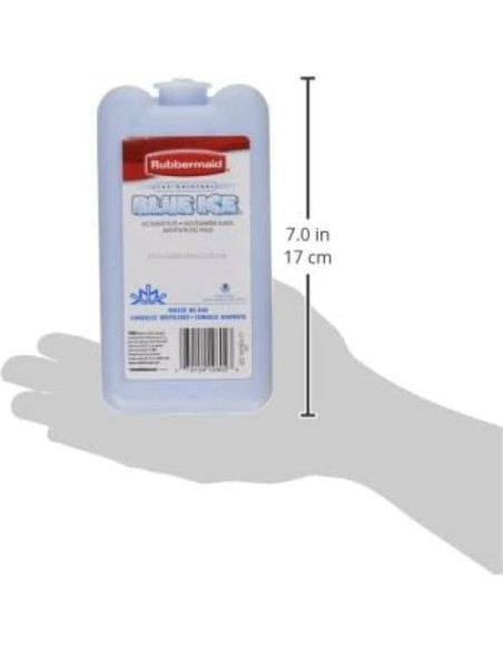 Bloque de Hielo Reutilizable Rubbermaid Azul 560ml Bloque de Hielo Reutilizable Rubbermaid Azul 560ml