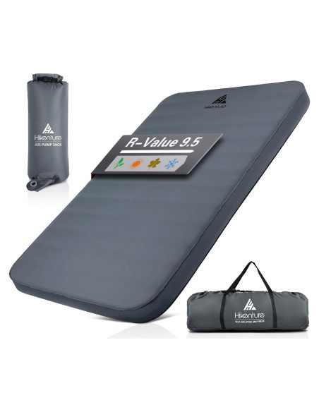 Colchón Autoinflable Doble Hikenture 10 cm Grosor 9.5 R Colchón Autoinflable Doble Hikenture 10 cm Grosor 9.5 R