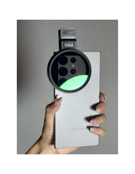 Filtro de Polarizador CPL 67 mm para Smartphones - Clip Universal Filtro de Polarizador CPL 67 mm para Smartphones - Clip Universal