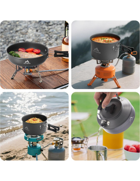 Juego de Utensilios de Cocina Camping THTYBROS 27 Piezas Juego de Utensilios de Cocina Camping THTYBROS 27 Piezas
