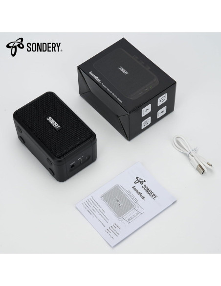 Amplificador Mini Sondery SoundBase 5W Bluetooth Recargable Amplificador Mini Sondery SoundBase 5W Bluetooth Recargable