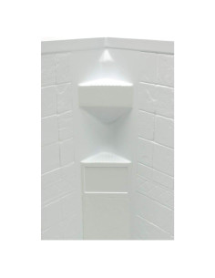 Pared de Ducha Lippert 172.72x86.36cm Blanca para RV