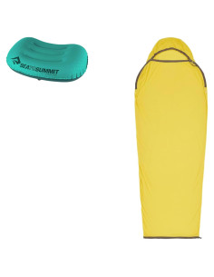 Sistema de Sueño Sea to Summit: Almohada Ultraligera y Forro Reactor