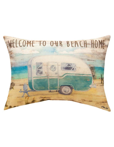 Cojín Decorativo Rectangular Manual SHCWBH 45.7x33 cm Multicolor