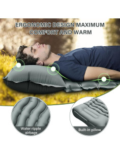 Colchoneta de Camping FUN PAC DRBT1 Ultraligera con Almohada 2