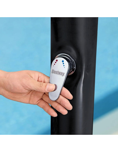 Ducha Solar Exterior Bestway 20L con Cabezal Grande y Control de Temperatura Ducha Solar Exterior Bestway 20L con Cabezal Grande y Control de Temperatura