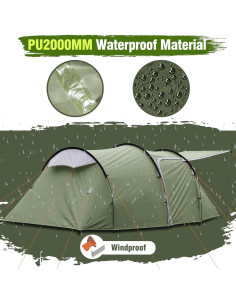 Tienda de Camping Chihee CHZP/SD220200 para 4 Personas 2