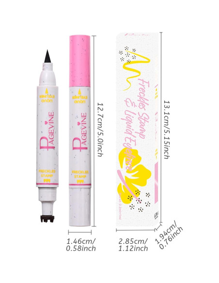 Tinta para Pecas y Delineador Negro 2 en 1 Liopif 01 Claro Tinta para Pecas y Delineador Negro 2 en 1 Liopif 01 Claro