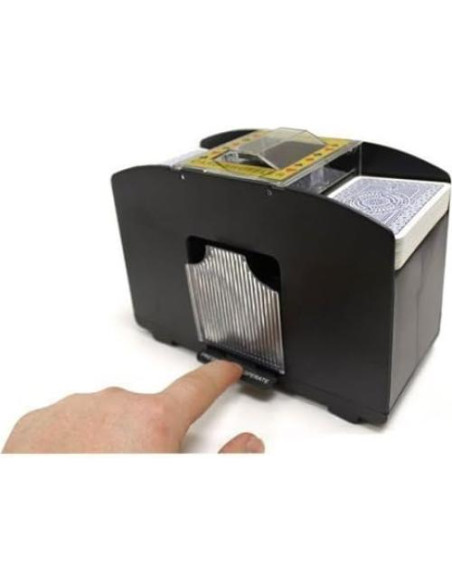 Mezclador Automático de Cartas Brybelly BBJZGSHU-002 - 6 Barajas Mezclador Automático de Cartas Brybelly BBJZGSHU-002 - 6 Barajas