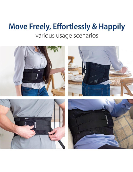Soporte Lumbar Doble-Cruz Comforband - Faja Mediana para Dolor de Espalda Soporte Lumbar Doble-Cruz Comforband - Faja Mediana para Dolor de Espalda