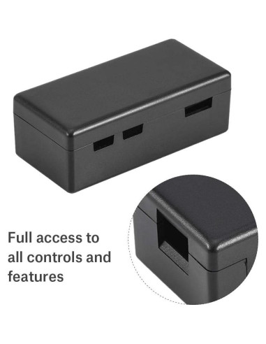 Caja Protectora Zopsc para Zero - Plástico Negro, Compacta