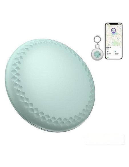 FinderTag Rastreador de Artículos Aguamarina con Llave y Batería FinderTag Rastreador de Artículos Aguamarina con Llave y Batería
