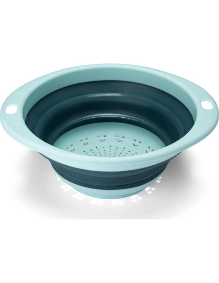 Tabla de Cortar de Bambú Homevative con Colador Plegable 61x30.5 cm Tabla de Cortar de Bambú Homevative con Colador Plegable 61x30.5 cm