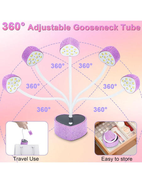 Lámpara UV para Uñas PINjiaju 30W con Temporizador y Sensor Lámpara UV para Uñas PINjiaju 30W con Temporizador y Sensor