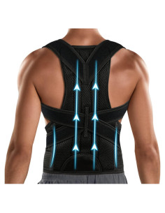 Corrector de Postura PAZAPO Faja Soporte Lumbar X-Large