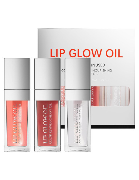 Set de Brillo Labial Tinte Charm Kiss - 3 Colores Hidratantes Set de Brillo Labial Tinte Charm Kiss - 3 Colores Hidratantes